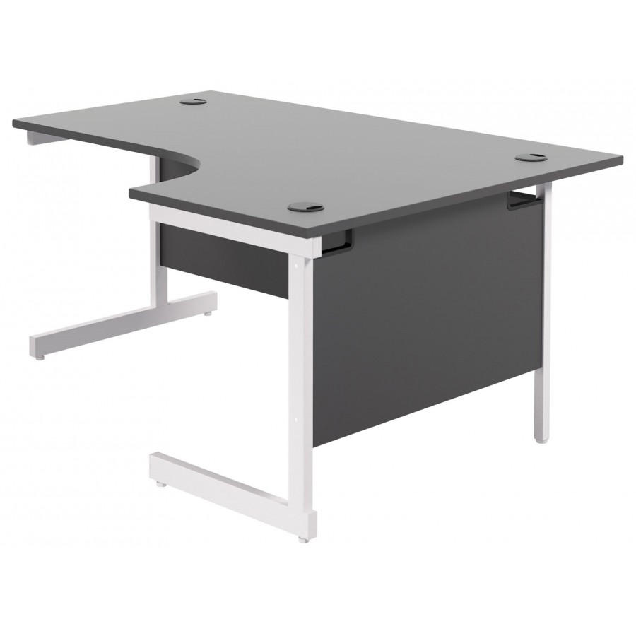 Olton Single Cantilever Corner Office Desk